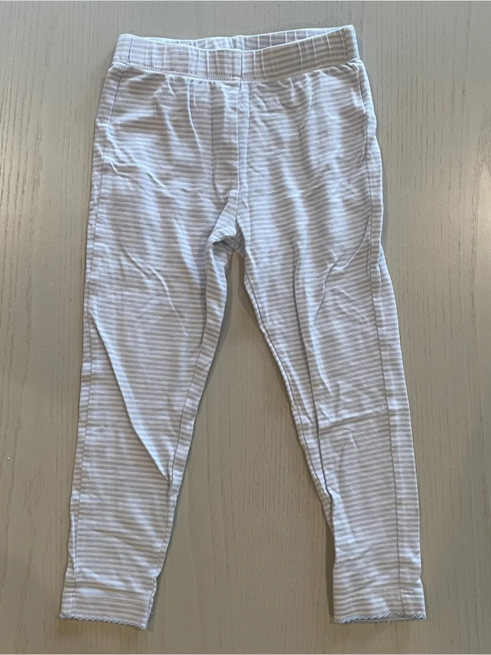 Minnow Girls Powder Blue Stripe Pima Pajama Set - 3T 4T